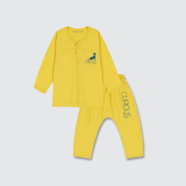 F/O Diaper Pant Set - Bumble Yellow