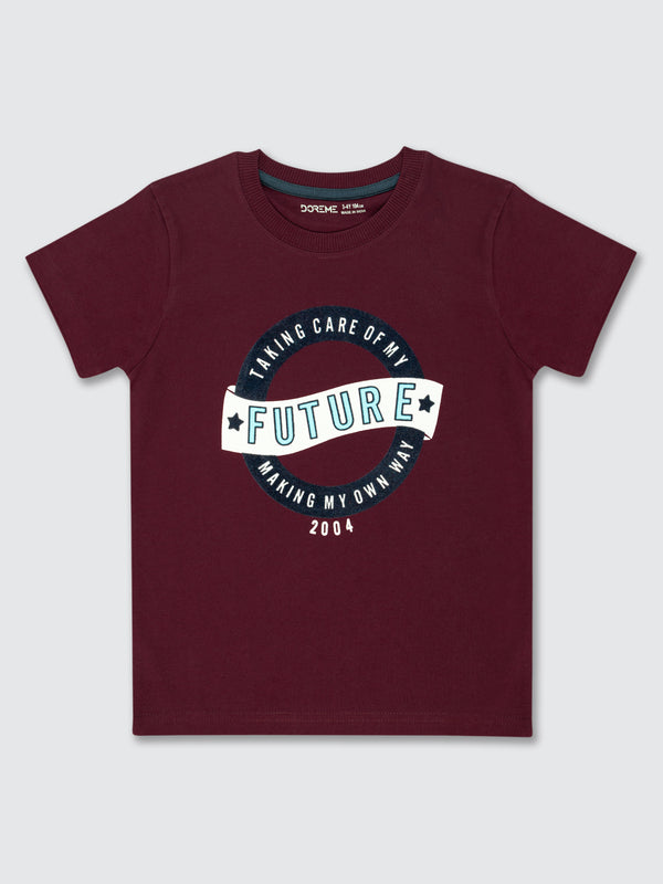 Boys T-Shirt - Space Brown