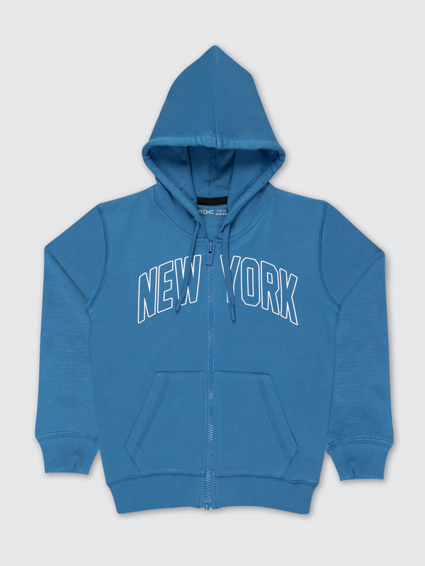 Boys Hoodie - Olympic Blue