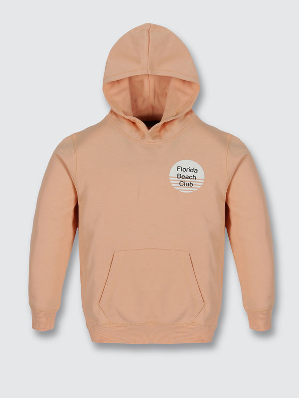 Boys Terry Hoodie - Apricot