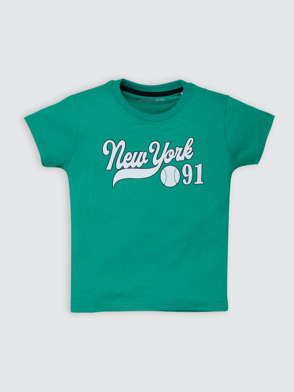 Boys T-shirt - New York Green