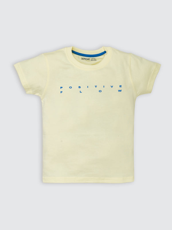 Boys T-shirt - Positive Yellow