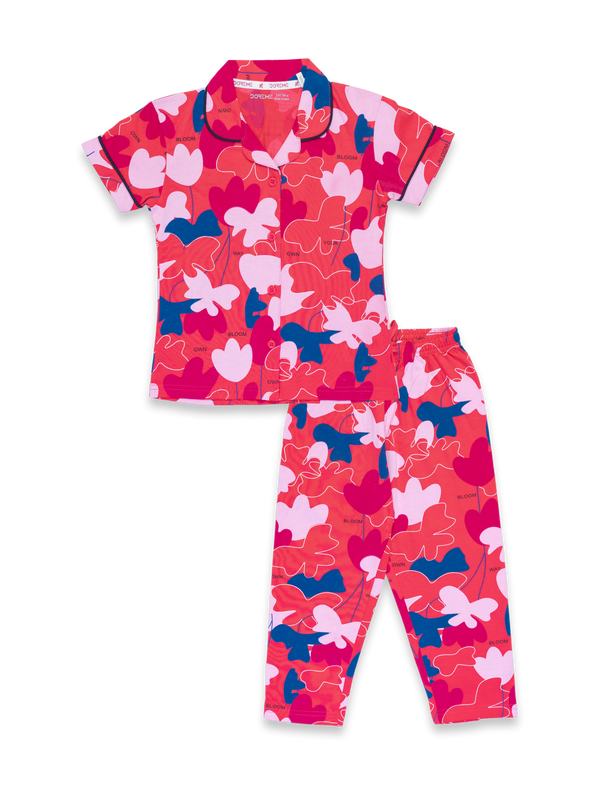 Girls Pyjama Set - Paradise Pink