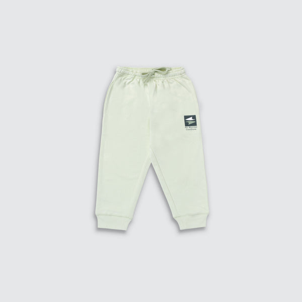 Boy's Fr. Terry Printed Joggers - Lt. Cool Green