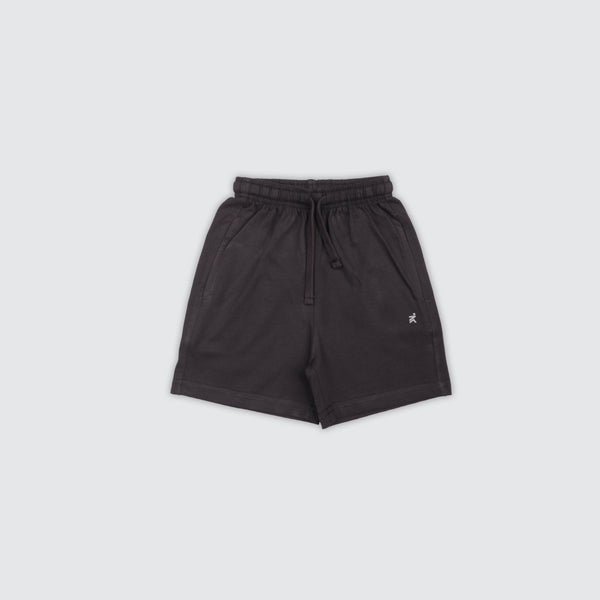 Baby Girl's Logo Shorts - Acadia Grey