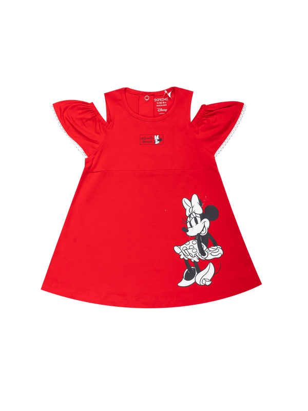 Disney Newborn Stretch Dress - Scarlet Red