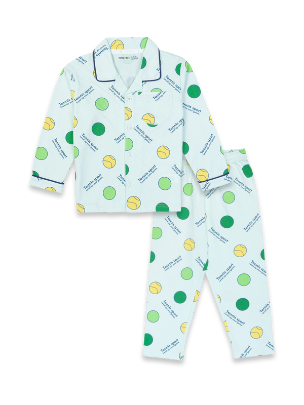 Boy's Pyjama Set - Feather Green