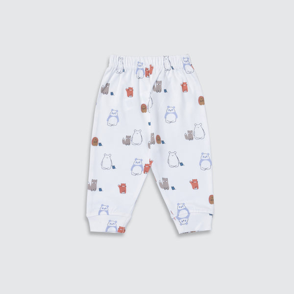 Baby Diaper Legging - Animals Print