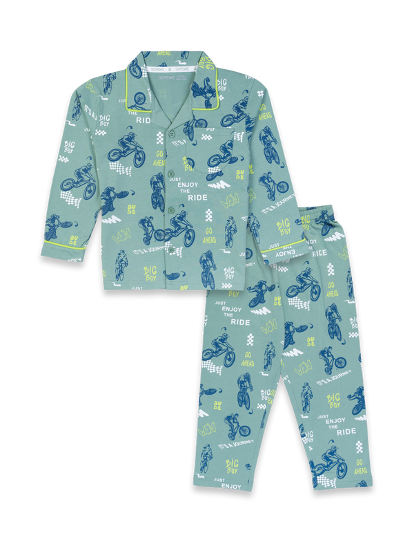 Boy's Pyjama Set - Go Green