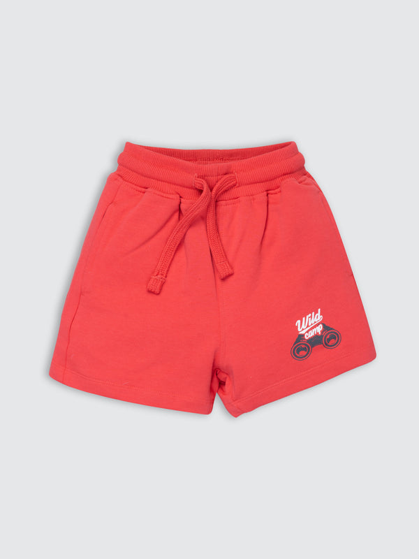 Boy's Apex Shorts - Ruby Red