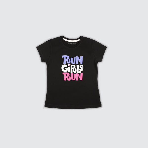Baby Girls T-Shirt - Black