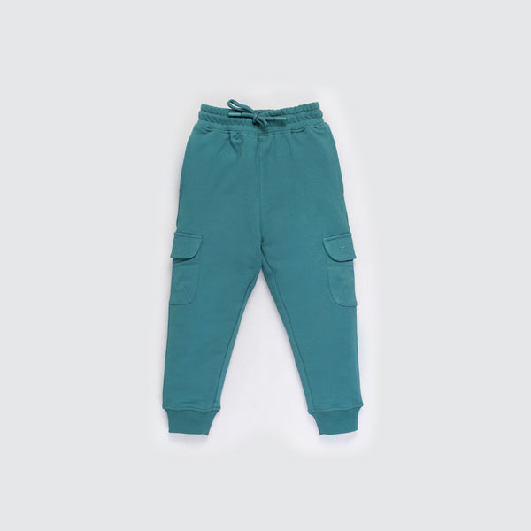 Boy's Apex Cargo Joggers - Mountain Green