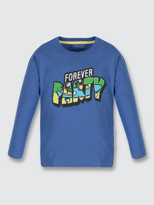 Baby Boys Long Sleeve T-Shirt - Marine Blue