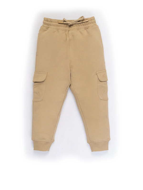 Baby Boy's Apex Cargo Joggers - Sand Stone