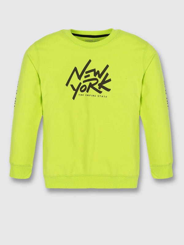 Boys  Sweatshirt - Lemon Green