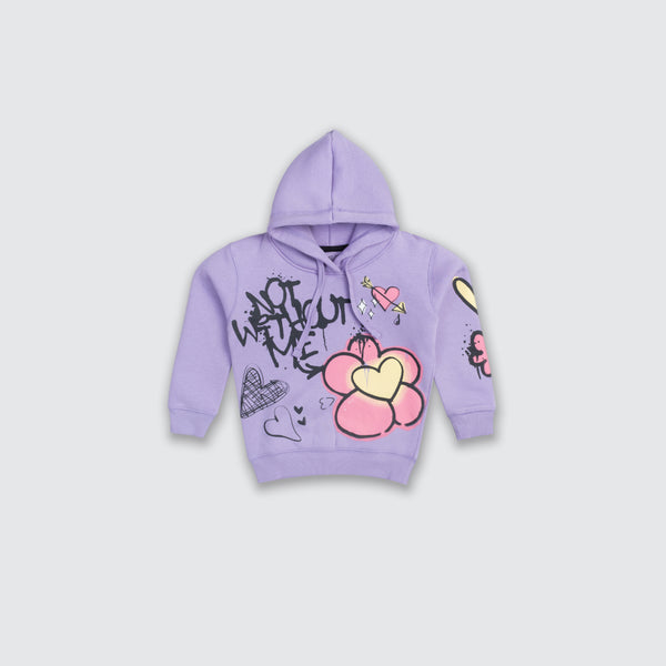 Girls Hoodie - Nature Lilac