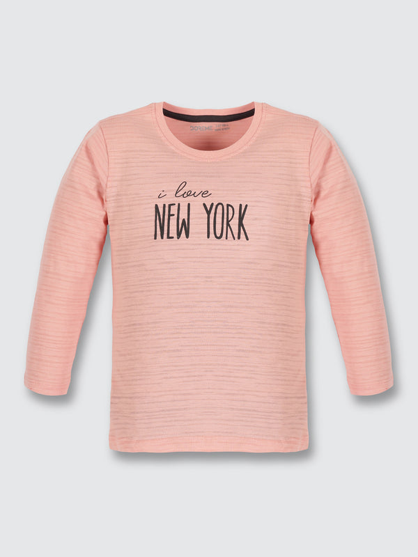 Baby Girls T-Shirt - Dusty Pink