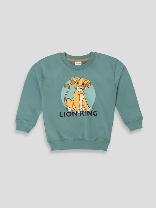 Baby Disney Boy's Terra Sweatshirt - Mufasa Green