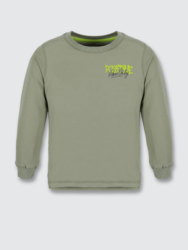 Boys  Sweatshirt - Basil Green