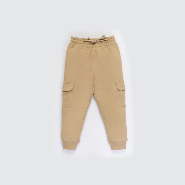 Boy's Apex Cargo Joggers - Sand Stone