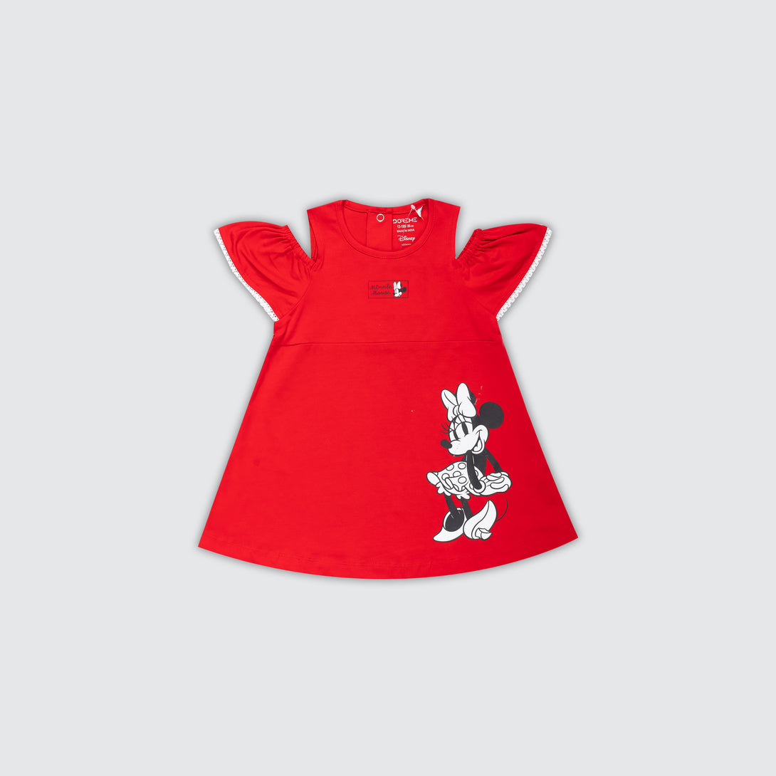 Disney Baby Girl's Stretch Dress Scarlet Red – DOREME