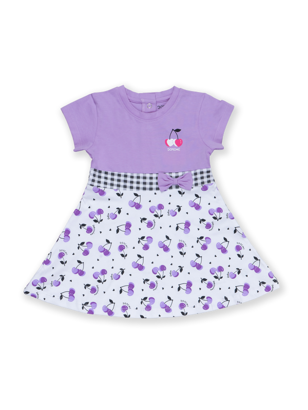 Baby Girl's Raspberry Dress - Bright Lilac