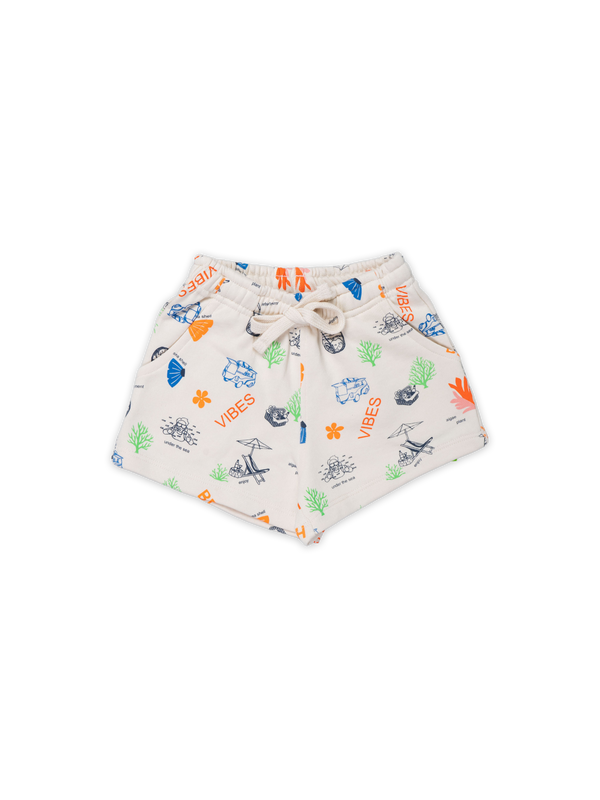 Girls  Shorts - Vibes Print