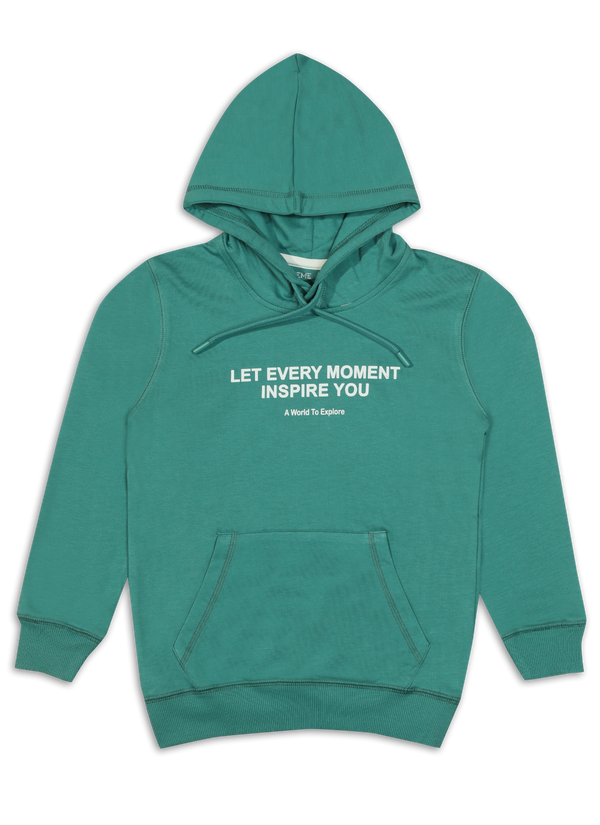 Boys Hoodie - Toffy Green