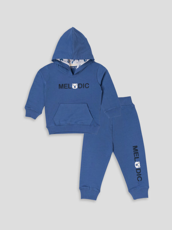 Baby Apex Hoodie Co-Ord Set  - Board Blue