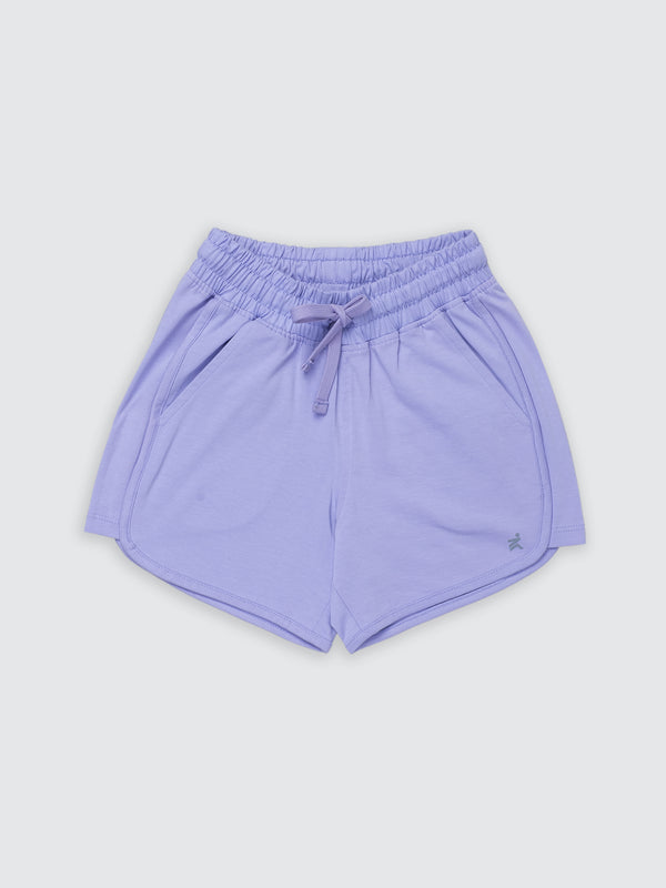 Baby Girl's Solid Shorts - Opera Mouve