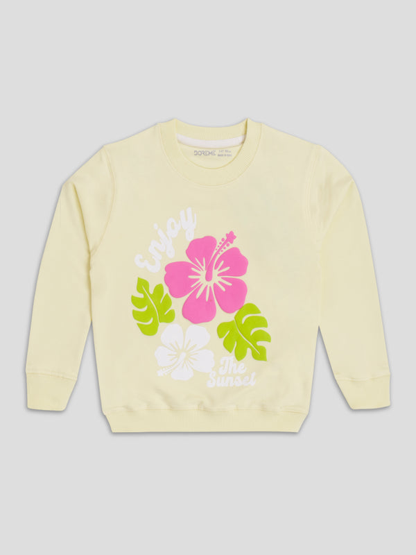 Baby Girl's Apex Sweatshirt - Sunset Lime