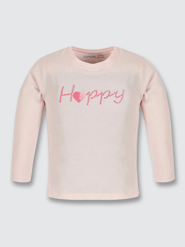 Girls T-Shirt - Pink Salt