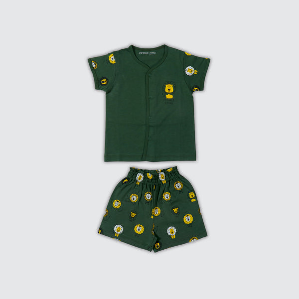 Newborn Front Open Set - Ever Green