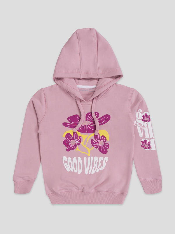 Girl's Apex Hoodie - Haze Pink