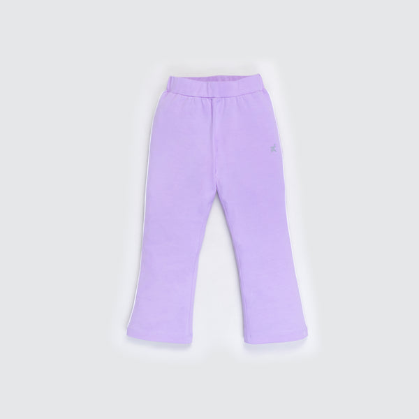 Baby Girl's Stretch Flare Pants - Bright Lilac