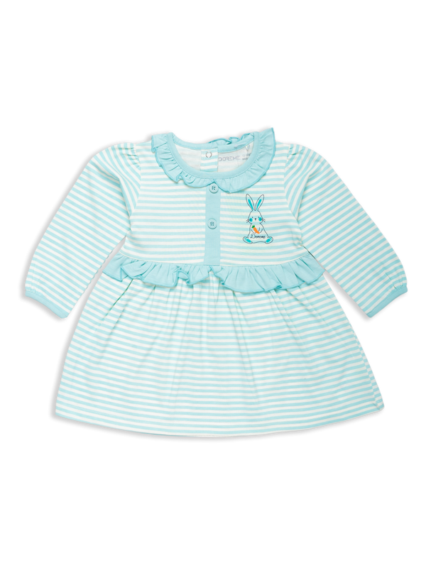 Baby Girl's Carrot Dress - Lt. Sea Green