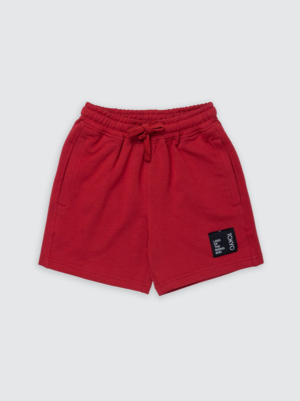 Boy's Apex Shorts - Tokyo Red