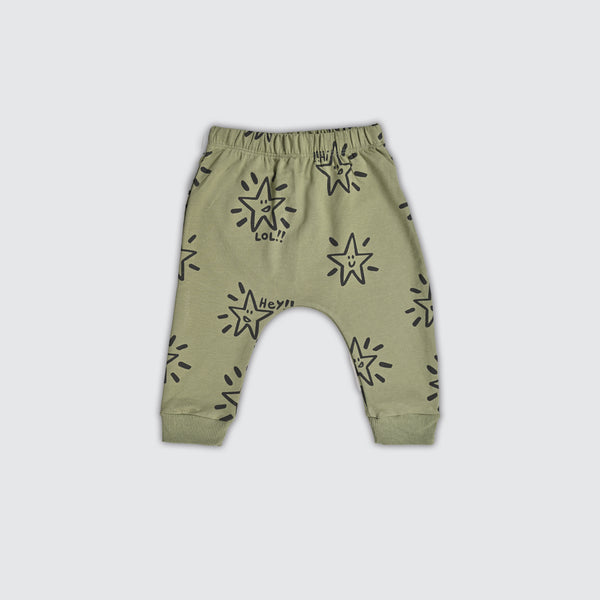 Newborn Diaper Legging - Pickel Green