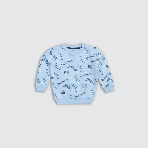 Girl's Fleece Sweatshirt  - Cameo Blue