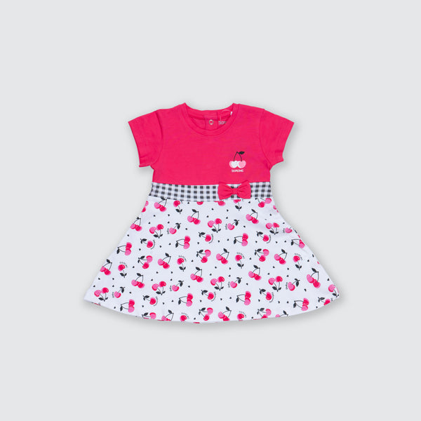 Girl's Raspberry Dress - Berry Pink