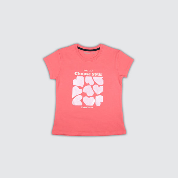 Baby Girls T-Shirt - Music Coral