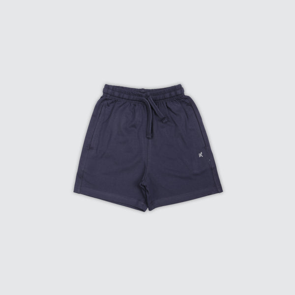 Baby Girl's Logo Shorts - Oxford Blue