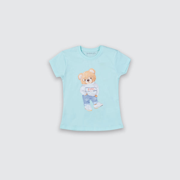 Girl's Versatile T-Shirt - Lt. Sea Green