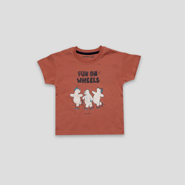 Baby Printed T-shirt - Amber