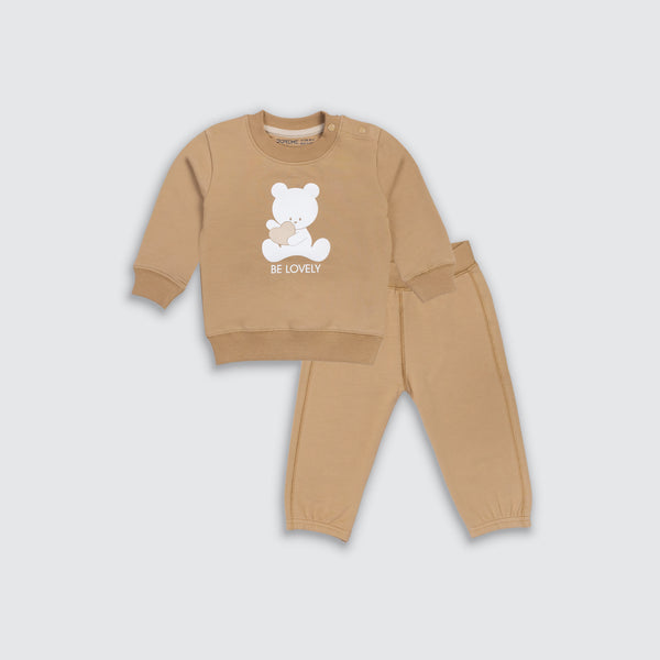 Baby Padded Suit  - Bunny Brown