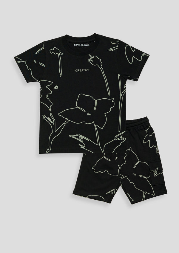 Baby Co-Ord Set  - Black