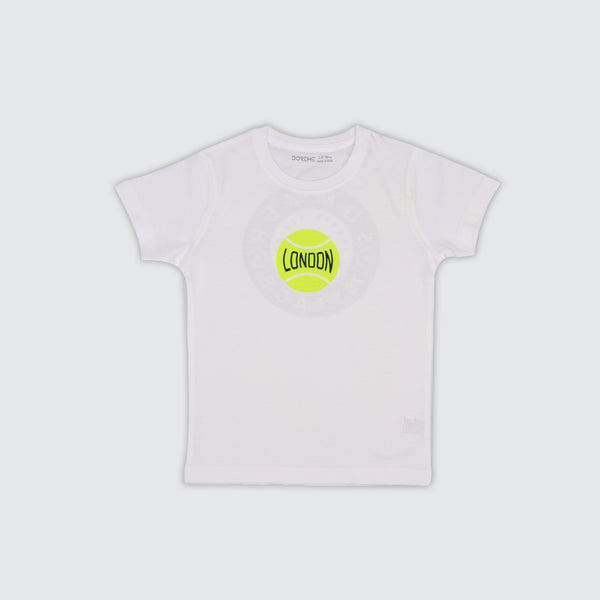 Boys White Printed T-shirt - London Print