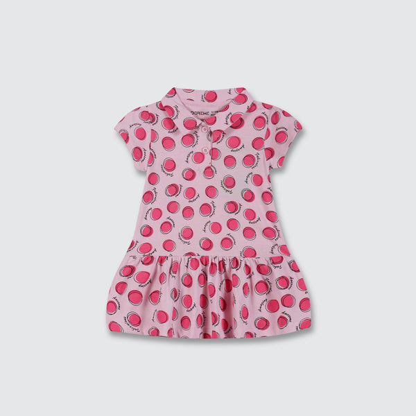 Baby Girl's Polo Dress - Candy Pink