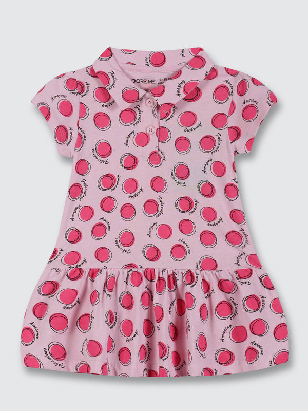 Baby Girl's Polo Dress - Candy Pink