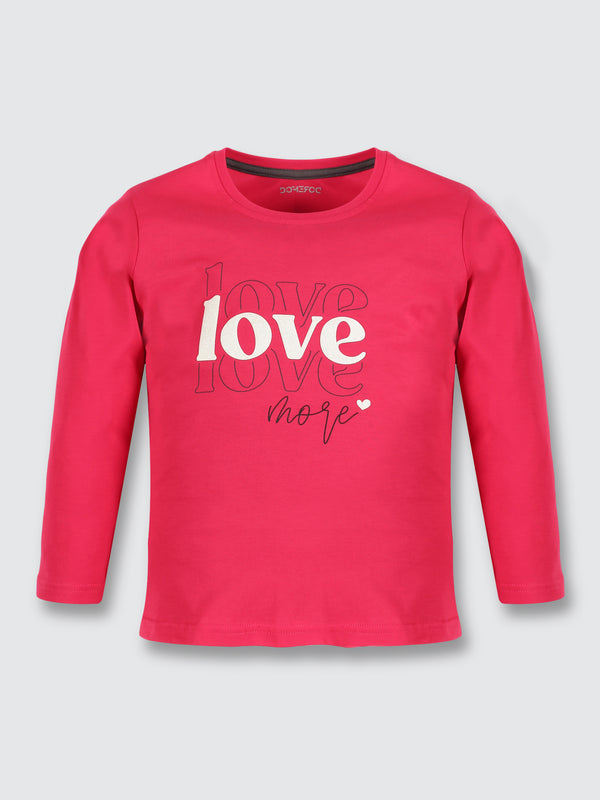 Baby Girls T-Shirt - Ruby Pink